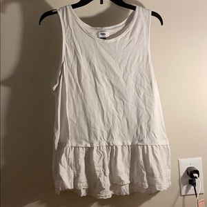 old navy peplum tank